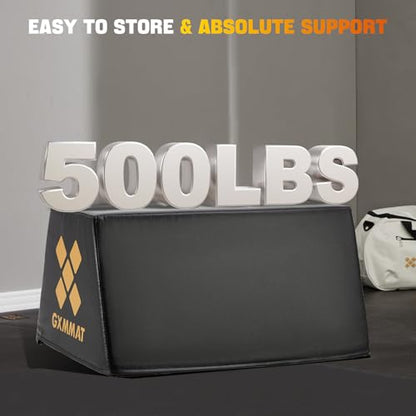 GXMMAT Hip Thrust Bench, Multi-Functional Hip Thrust Machine with Non-Slip Bottom Surface, Hip Thrust Box at Home Gym for Glute Bridge, Push-Ups, Squat, Ab Exercise, and All Body Workout Equipment