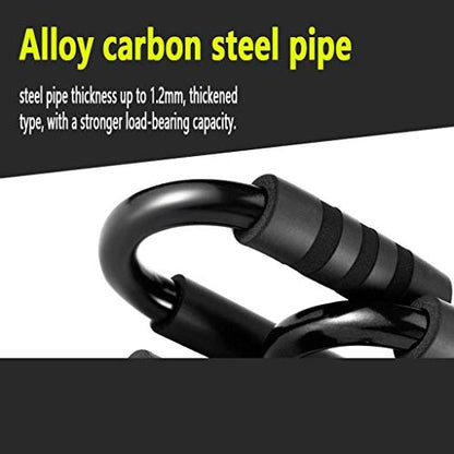 S Shape Push-up Stand Aluminium Alloy Home Fitness Chest Training Equipment