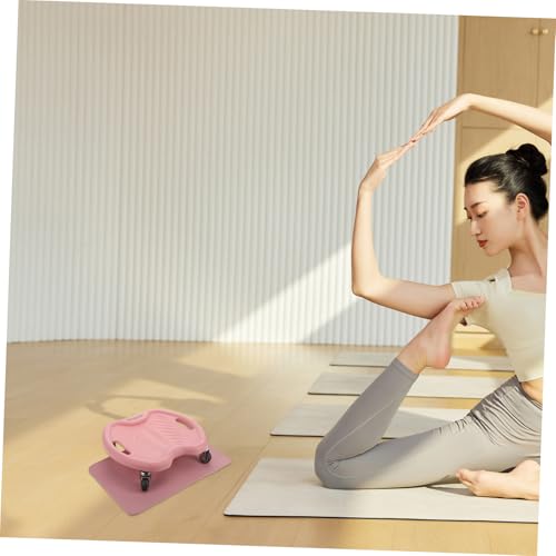 Kisangel Ab Roller with Knee Pad Wheel Abdominal Exercise Equipment for Core Strengthening Quiet Operation for Home Use Enhanced Stability for Beginners Advanced Users