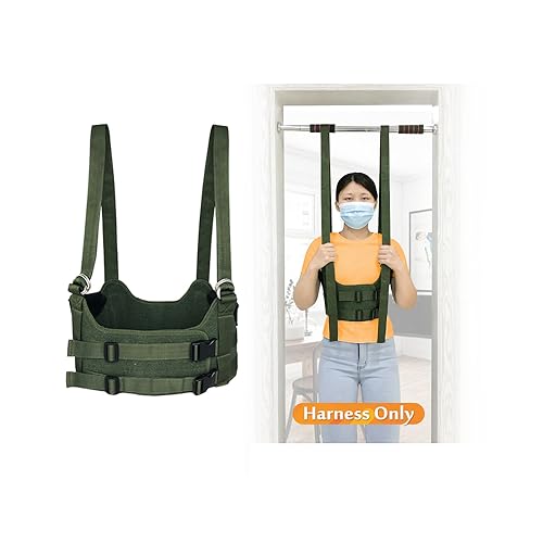 Back Stretcher for Lower Back Pain Relief Stretching Device Back Alignment Lumbar Support Spinal Decompression Belt Thoracic Back Hanging Stretcher Orthopedic Back Cracking Device (Medium) - color: Medium