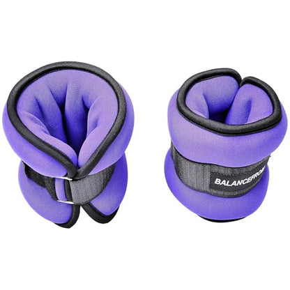 Fitvids Fully Adjustable Ankle Wrist Arm Leg Weights, 1-20LBS, Multiple Options
