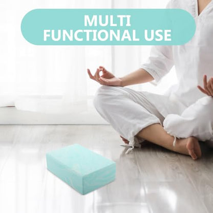 Non-slip Lightweight Eva Foam Yoga Block for Balance and Leg Stretching, High Density Gymnastics Support Brick, Portable Yoga Accessory for Pilates and Movement Practice