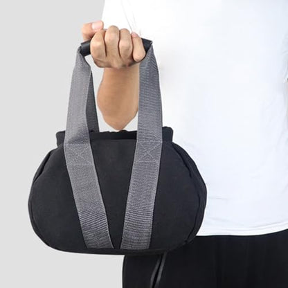 Posheliox Portable Ankle And Wrist Weight Pouch, Adjustable Sandbag For Strength Training, Empty Canvas Weight Bag For Gym