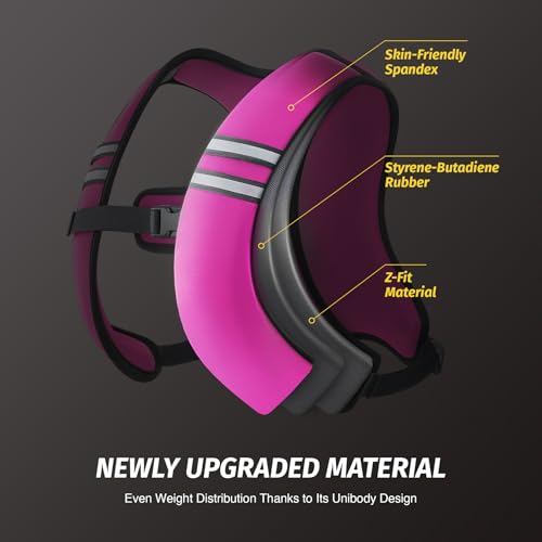 Zelus Weighted Vest for Women Men, Washable Z-Fit Weighted Vest 5/10/15lb - color: Pink, size: 5 LB
