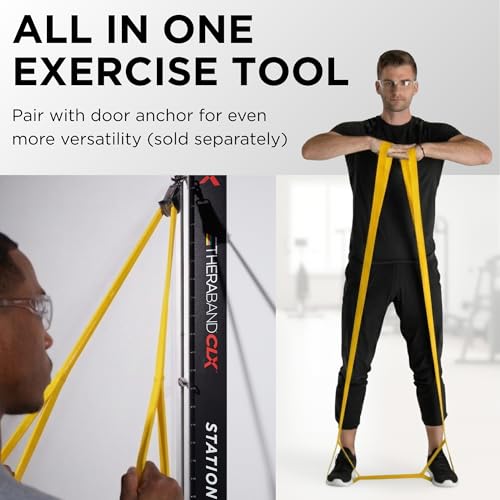 THERABAND CLX Resistance Band with Loops, 5-Foot Band