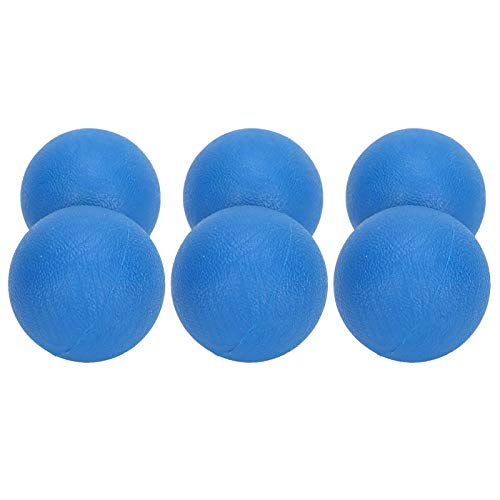 Emoshayoga Yoga Ball 3pcs Yoga Training Massage Ball Pilates Peanut Fitness Ball for Shoulders for Home Use (Blue)