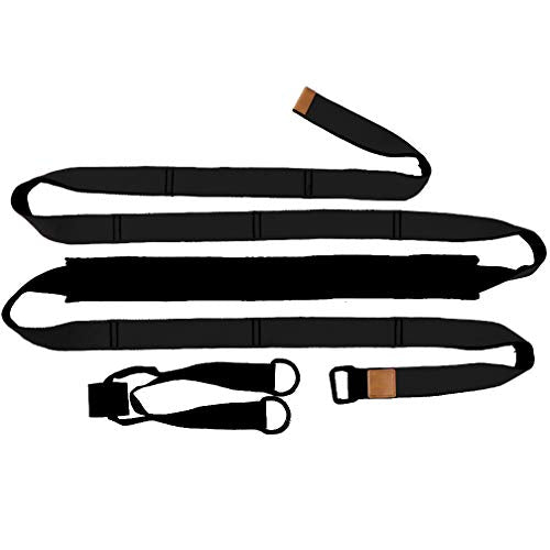 Yoga Strap for Stretching, Waist Back Leg Stretch Strap/Yoga Fitness Band, Waist Flexibility Assist Trainer for Yoga, Pilates, Ballet, Dancing, Gymnastics
