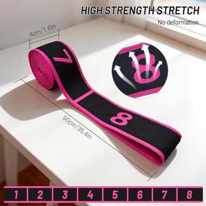 3PCS Stretch Strap,Fitness Resistance Band for Stretching and Yoga
