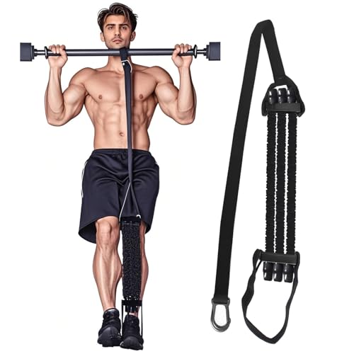 Pull Up Assistance Bands,Heavy Duty Resistance Band for Pull Up Bar,3 Heavy-Duty Adjustable Pull Up Bands Set for Enhanced Strength Training with Feet Rest
