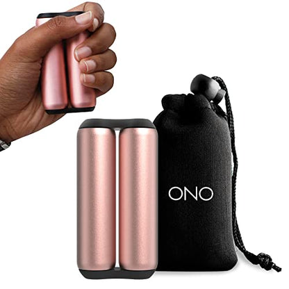 ONO Roller - Handheld Fidget Toy for Adults | Help Relieve Stress, Anxiety, Tension | Promotes Focus, Clarity | Compact, Portable Design (Rose Gold, Full Size - Aluminum) - size: Full Size, style: Aluminum - Rose Gold