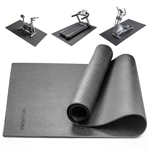 PROIRON Heavy Duty Exercise Equipment Mat, Treadmill Mat - 45"x32", 48"x24", 78"x36" - Floor Protector for Home Gym, Exercise Bike, Weight Bench, Rowing Machine, Cross Trainer - size: 45"x32"