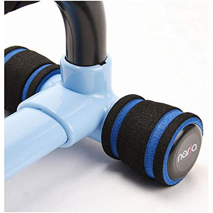 [NARIA] Push-Up Bars Pushup Stands with Foam Padded Grips for Muscles Chest - Workout for Home Gym & Traveling Fitness - Great for Your Muscle Ups, Pull Ups & Strength Training