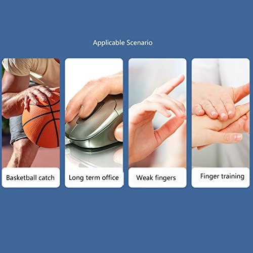 Finger Stretcher Exerciser, Forearm Adjustable Hand, Finger Stretchers, Grip Rings Hand Exerciser for Arthritis Carpal Tunnel Recovery (Grey) - color: Grey