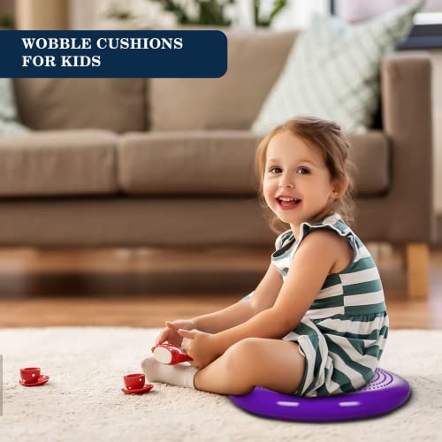 Wobble Cushion，Wiggle Seat，Balance Disc （Extra Thick 34cm/13.4in），for Balance Stability Training, Improve Sitting
