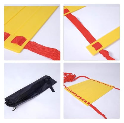 Agility Ladder, Speed Ladder, Cones Football Training Equipment, Speed Agility Set, for Indoor/Outdoor - size: 6m