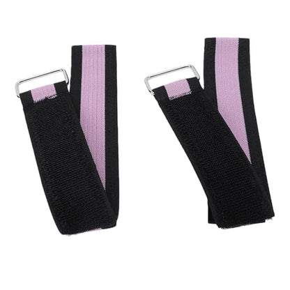 Keenso Booty Bands Polyester Glute Bands 32.6in Non Slip Exercise for Women Portable 2pcs for Pilates Hip Thigh Leg Training Home Gym Workout