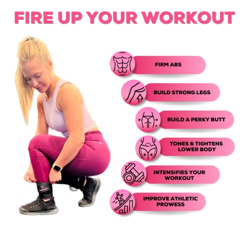 Ankle Straps for Cable Machines Women, Glute Kickback Cable Machine Attachments, Gym Ankle Cuffs, Wrist Cuffs for Workout, Leg Training Accessory, Fitness Gear for Home or Gym