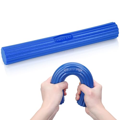 Flexible Resistance Bar for Physical Therapy, Resistance Exercise Twisting Bar for Tennis Elbow, Tendonitis Pain Relief & Grip Strength Improve - color: Blue- Heavy, 25 LBS