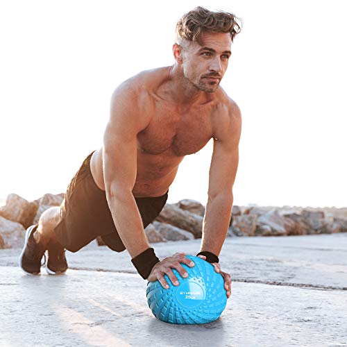 GYMMAGE Slam Ball, Weighted Ball for Exercise, 10, 15, 20, 25, 30, 40, 50lbs Exercise Slam Medicine Ball for Strength and Crossfit & Conditioning Training Home Gym Workout, with Easy-Grip Surface