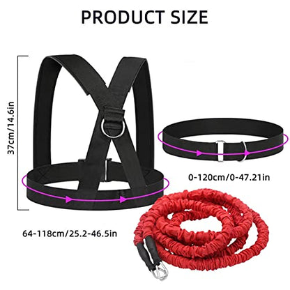 Resistance Explosive Training Rope Force Improve Power, Agility, Strength Track and Field Football Basketball Volleyball Multi-Directional Physical Equipment