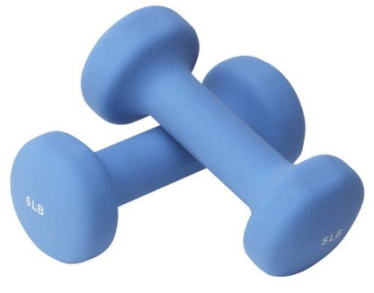 Valeo Neoprene Hand Weights-5 lb