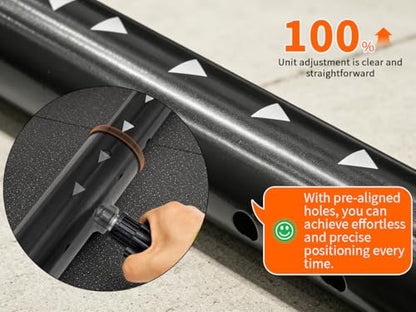 Dip Bars for Home 2 in 1 Strength Training Dip Station for Home Gym,9 Level Adjustable Calisthenics Bars,1200LBS Heavy Duty Dip Stand SPORTING GOODS