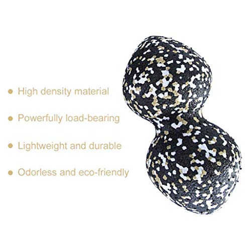 ljhnba Mini Peanut Massage Ball Foam Roller Deep Tissue Massage Tool Double Massage & Mobility Ball Easy to Use