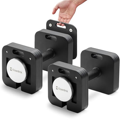 Eisenlink Adjustable Dumbbell Set, 10-50/80lb, 5lb Increments, Quick-Lock - size: 50LB