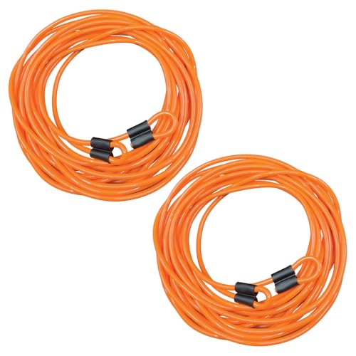 Champion Sports Double Dutch Speed Rope – Durable Vinyl Jump Rope for Fitness & Training, Multiple Lengths