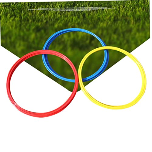 BESPORTBLE Ctr Ring 9pcs Drill Equipment Round Agility Rings Ladder Football Agility Ladder Training Rings Rings Fitness Equipment Training Circle Jumping Hoop Basketball Fitness Ring