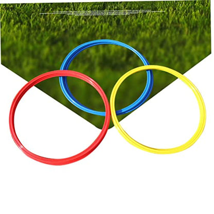 BESPORTBLE Ctr Ring 9pcs Drill Equipment Round Agility Rings Ladder Football Agility Ladder Training Rings Rings Fitness Equipment Training Circle Jumping Hoop Basketball Fitness Ring