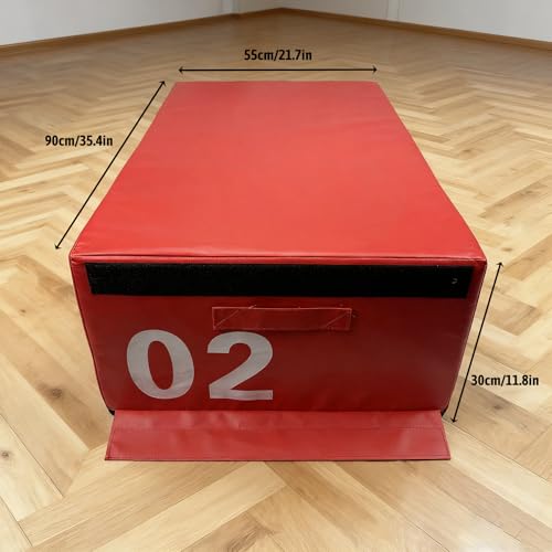 Free Combination Foam Plyometric Jump Box, Height Exercise Box Multiple Height Levels With Non-Slip Surface & EPE Foam For Plyometrics HIIT Strength Training Home Gym (Size:02#-35.4 * 21.7 * 11.8in) - size: 02#-35.4*21.7*11.8in