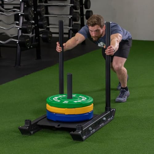 Titan Fitness Rubber Spacer Fits Pro Sled Core Unit, 50mm Collar Opening, Protect and Easy Remove Weight Plates