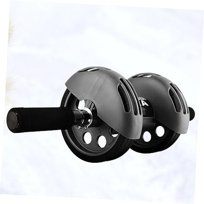 VICASKY Automatic Rebound Dual Wheel Ab Roller with Non Slip Handles and Kneeling Pad Core Trainer for Home Gym Fitness Low Noise Smooth Exercise Wheel for Abs Arms and Back Workout