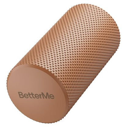 BetterMe Foam Roller for Muscle Recovery – High Density Exercise Roller for Back &Legs – Deep Tissue Massage Roller for Tension, Relief & Stretching (Mocha) - color: Mocha