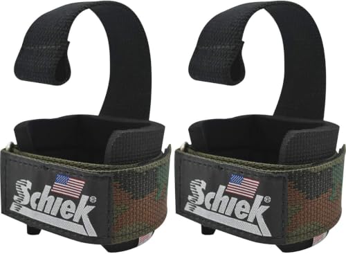 Schiek Sports Model 1000-DLS Deluxe Dowel Lifting Straps - color: Camo
