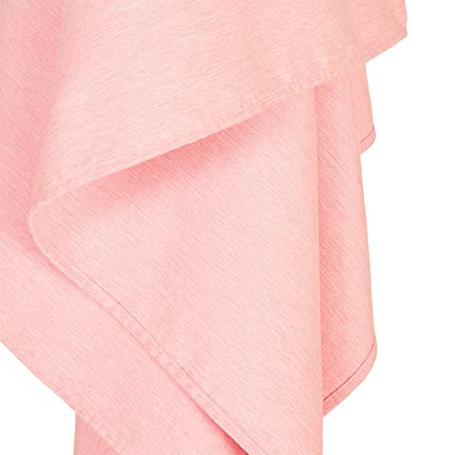 Dock & Bay Beach Towel - Quick Dry, Sand Free - Compact, Lightweight - 100% Recycled - Includes Bag - Essential - Pink, Large (160x90cm, 63x35) - color: Essential - Pink, size: Large (160x90cm, 63x35")