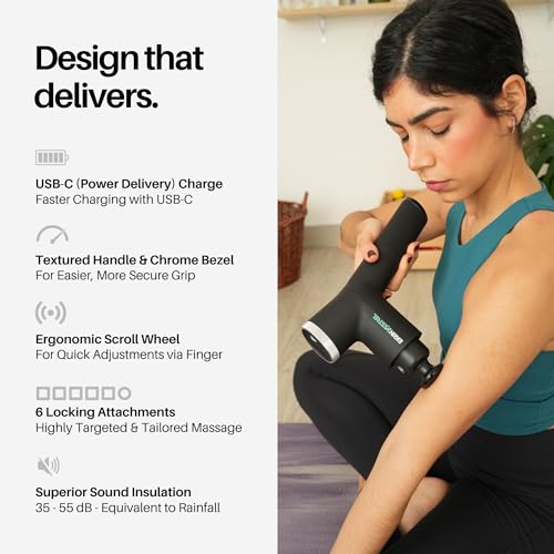 Kestrel Massage Gun: Enhanced Precision & Comfort for Superior Muscle Recovery & Wellness | Relieve Sore Muscles and Stiffness