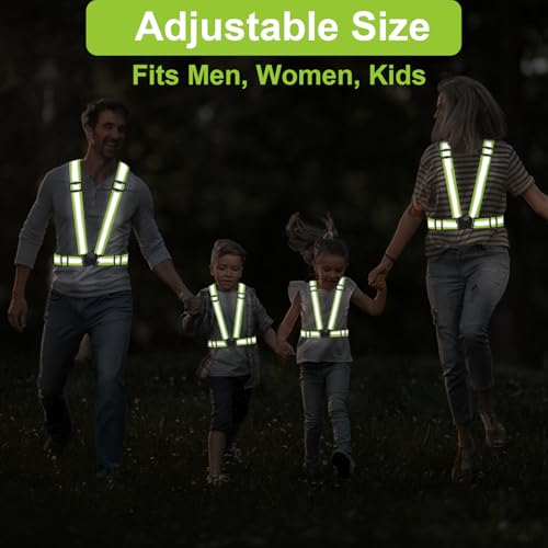 Reflective Vest Running Gear, 2-10Pack High Visible Safety VES - color: 2 x Orange