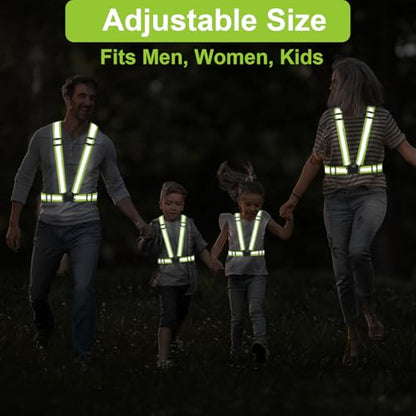 Reflective Vest Running Gear, 2-10Pack High Visible Safety VES - color: 2 x Orange
