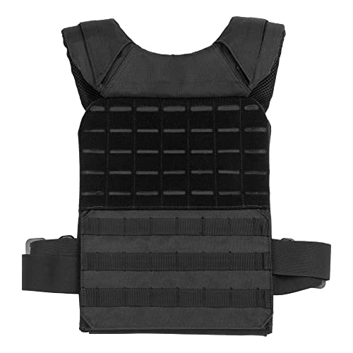 WOLF TACTICAL Quick-Release Weighted Vest for Men Workout Vest, Strength Training Weight Vests Weighted Vest Men - color: Black