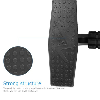 Artibetter 2pcs Portable Push-up Bars Hand Grips Push-up Brackets Small Indoor Fitness Equipment for Chest and Muscle Strength Training