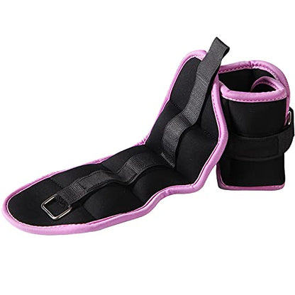 JFIT Ankle Weights - Ankle Weight Pair 10 Weight and Bundle Options - 0.5 to 8 lbs. Each (Set of 2) Adjustable Straps – Comfortable, Breathable, Moisture Absorbent Weight Straps for Men and Women