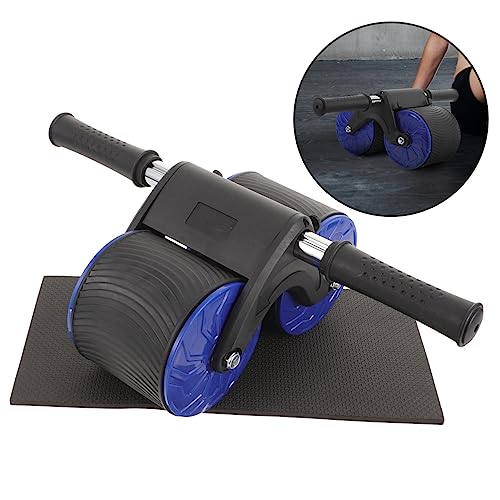 UKCOCO 1Set Abdominal Wheel Roller Automatic Rebound Abdominal Training Equipment for Home Gym Skid Texture for Muscle Workout Versatile Ab Exercise Tool