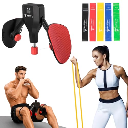 Thigh Hip Master Trainer Kegel Exerciser 0-120 Lbs Adjustable Resistance, Pelvic Floor Exercise Devices with 5 Resistance Bands, Inner Thigh Exerciser for Women Men, Thigh Exercise Equipment