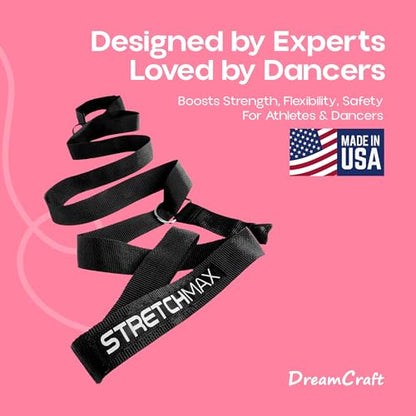Leg Stretcher Strap - Stretch Bands for Exercise and Training, Stretching Bands for Flexibility Equipment, Gymnastics Stretching Strap, Flexibility Band and Exercise Stretch Bands for Flexibility