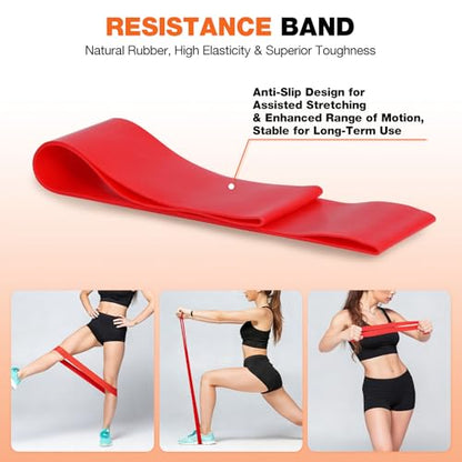 RedSwing 5-in-1 Foam Roller Set - High Density Deep Tissue Massage Roller with Ball, Band & Bag for Full Body Muscle Recovery and Pain Relief