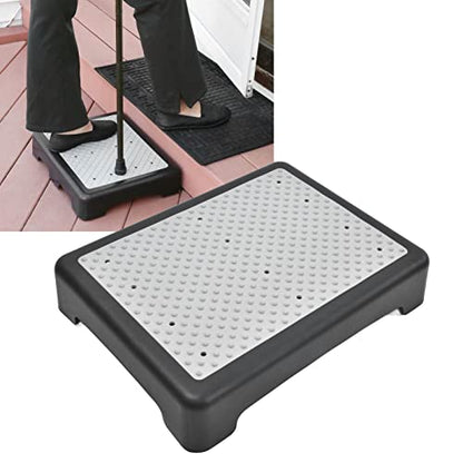 Extra Large Half Step for Seniors, 50x40cm Anti-Slip Stackable Platform