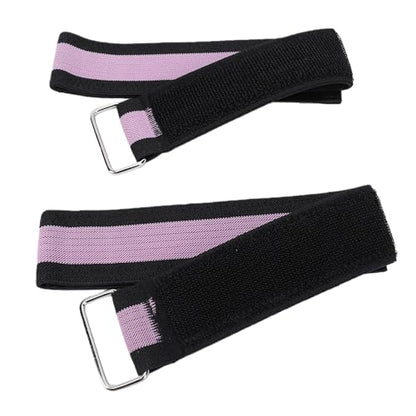 Booty Bands, Portable Non Slip 2 Piece Glute Resistance Bands for Women Hip Leg Pilates Workout at Home Gym Travel