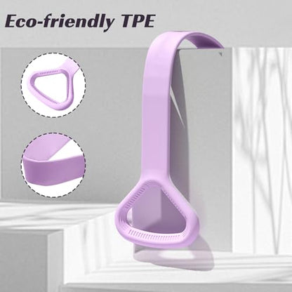 Resistance Bands, Figure 8 with Handles - color: Purple